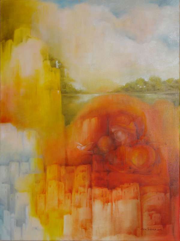 Autobiography Original Artwork By Todorov Nina 91 X 71