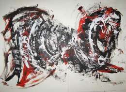 Svetionik Art Danijela Jovic Composition II , Acrylic, Paper