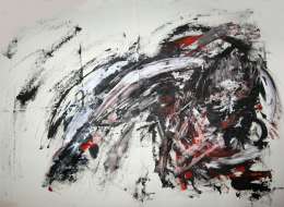 Svetionik Art Danijela Jovic Composition I , Acrylic, Paper