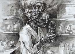 Svetionik Art Marijana Rakicevic Explorer Ink on Paper