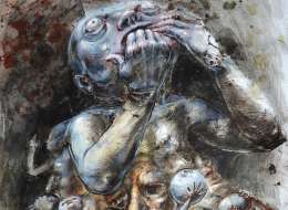 Svetionik Art Marijana Rakicevic Envy Mixed Media on Paper