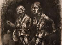 Svetionik Art Marijana Rakicevic Brothers in Arms Ink on Paper