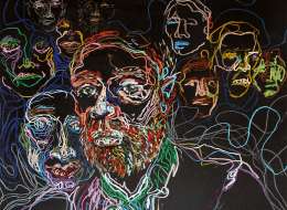 Svetionik Art Nina Schreiber ShN Untitled 1 Pastel, Paper